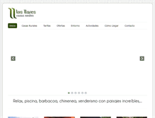 Tablet Screenshot of casasruraleslosllares.com